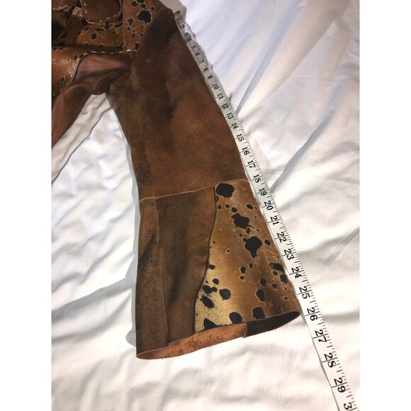 Fresco Clothing Women's Brown Western Pelle Leather Jacket - Picture 7 of 9
